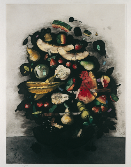 Composición con frutas
