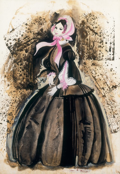 Con sombrero rosa